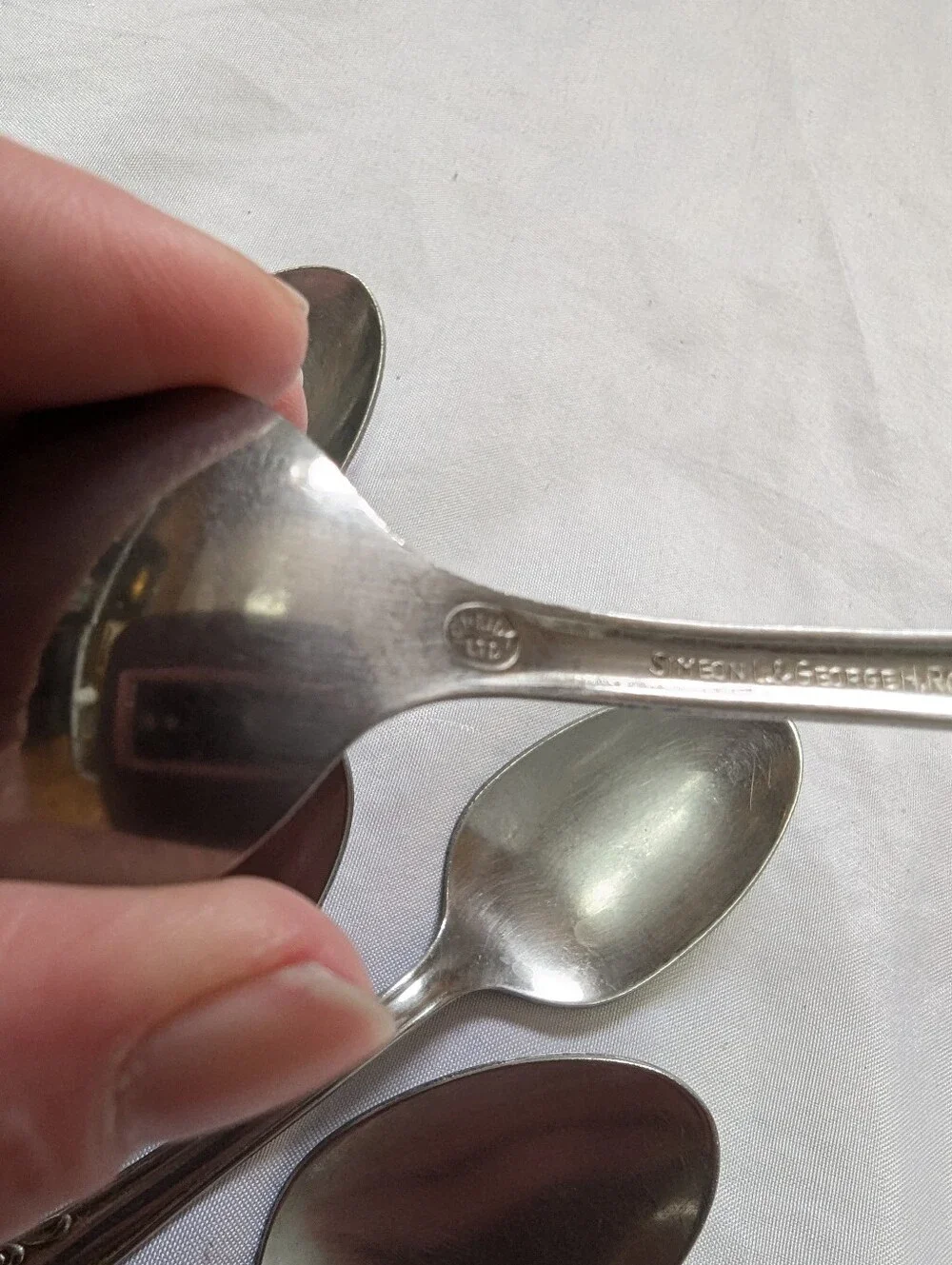 Onieda Homestead Simeon & George Rodgers Stainless Steel Teaspoons Set Of 16